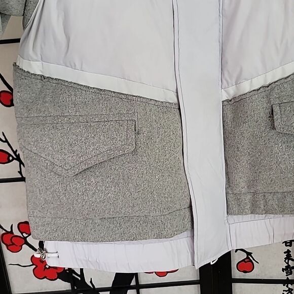 Nike x Sacai Bomber Goose Down Nikelab Parka Men Size Small Hooded Coat - Picture 4 of 10